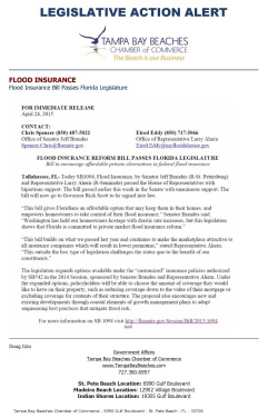 FLOOD INSURANCE BILL PASSES 4-24-2015
